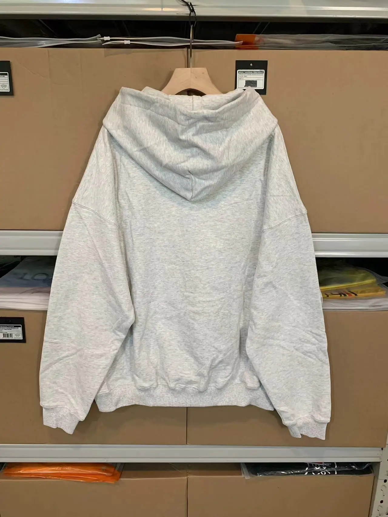 เสื้อสเวตเตอร์มีฮู้ดทรงหลวม ex Street Sle Lazy Trendy Women's Autumn Faion Casual Cotton Long Sve T-irt