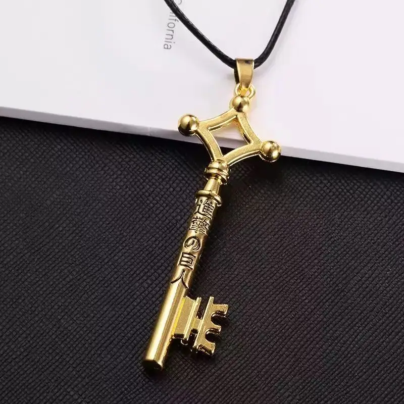 1PCS New Attack Giant Allen Key Anime Men's and Women's Necklace Pendant, Personalized Party Wear for Men and Women