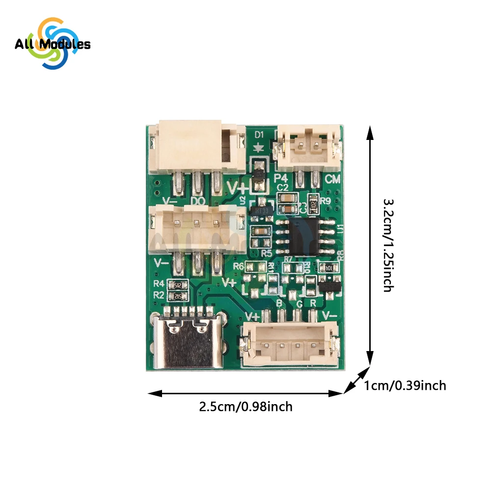 Touch Sensor Module with LEDs and Cables for Making LED Touch Sensitive Smart Epoxy River Table Top