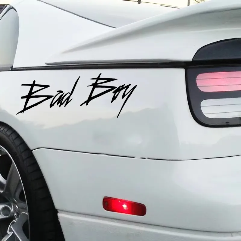 Bad boy letter high-end design handsome cool styling motorcycle SUV bumper laptop decoration vinyl car sticker