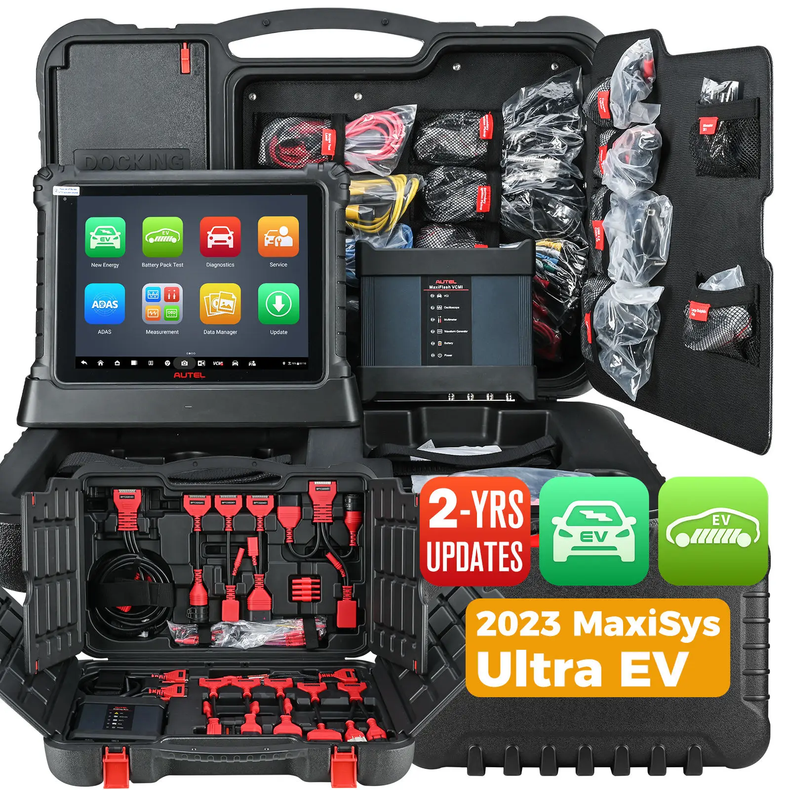 Professionale Autel maxisys ultra ev mk908 ecu programma programmabile kit diagnostico auto elettrica ad alta tensione scanner automotriz