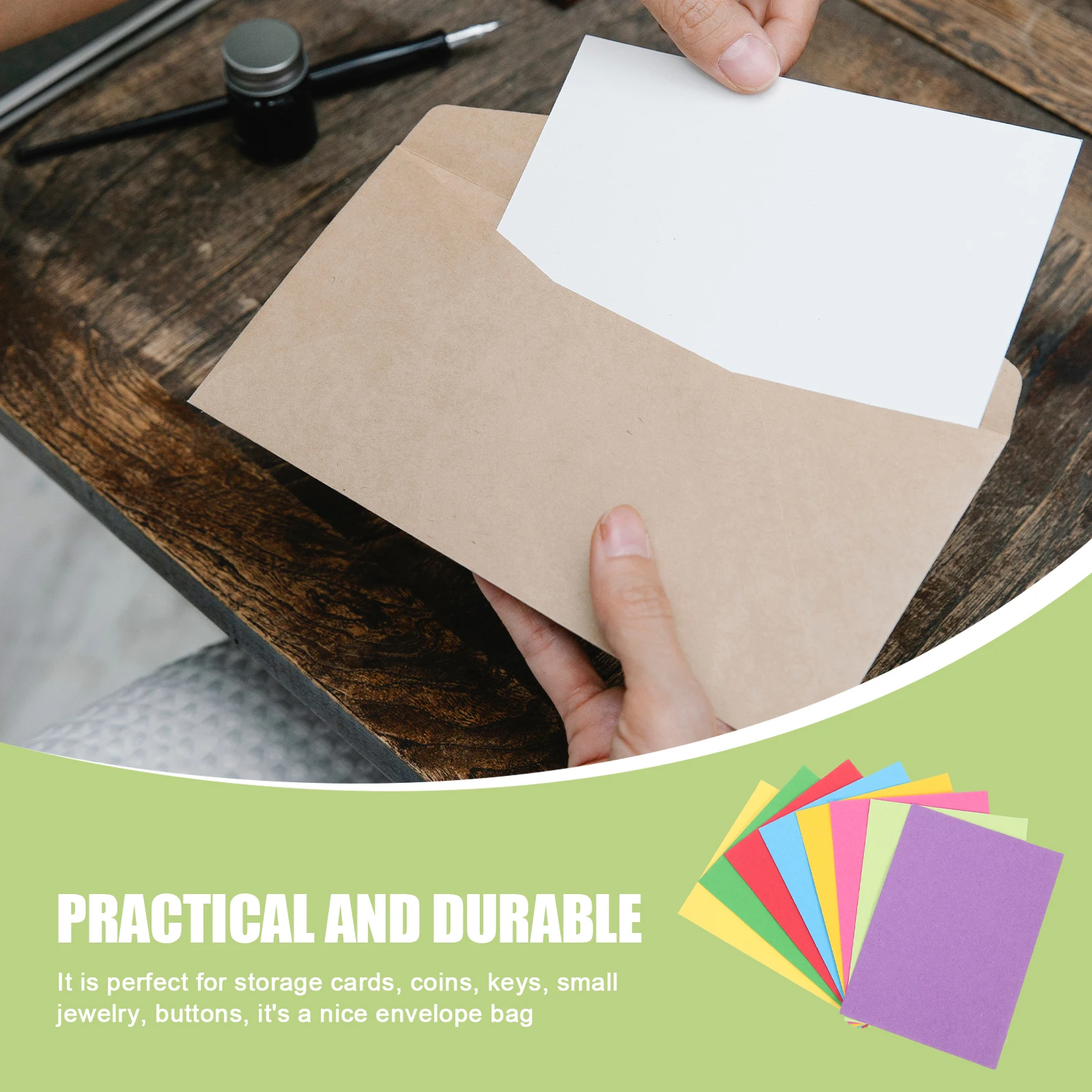 80pcs Colorful Envelopes Pack Multifunctional Paper Envelope Storage Coin Key Jewelry Pouch Gift Card Envelopes Self-Adhesive