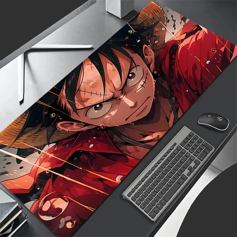

Mouse pad one Piece Luffy gaming accessories computer keyboard gamer Designed specifically for e-sports games 900x400 mousepad