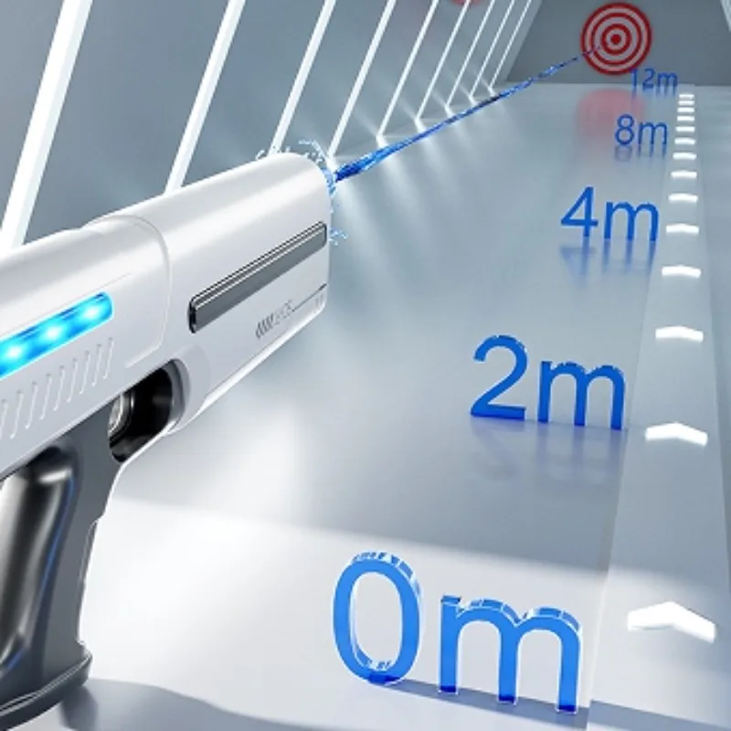 Pistolet de stockage d'eau entièrement automatique pour enfants, jouet électrique absorbant l'eau de grande capacité, jouet d'été en plein air, cadeau