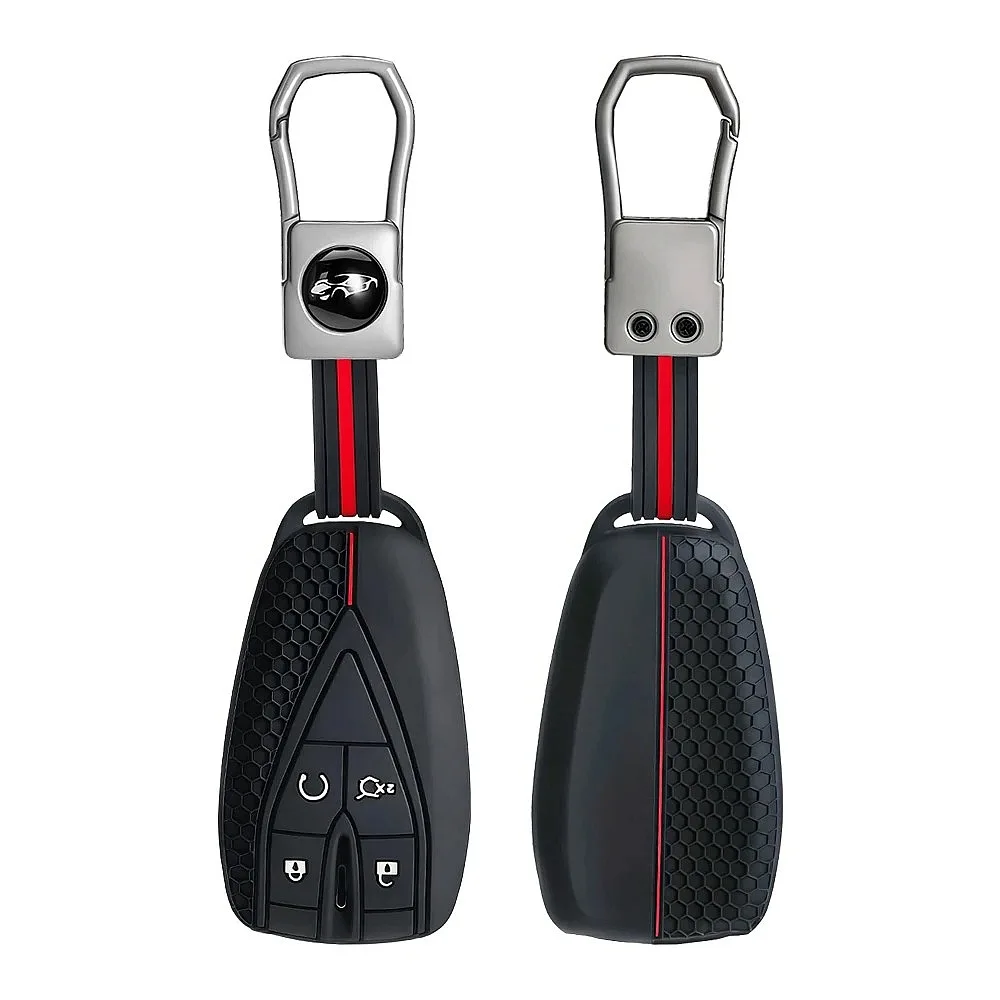 Silicone Car Remote Case KeyChain For Changan CS35 Plus CS55 Plus CS75 Plus Eado UNI-T Rubber Key Cover