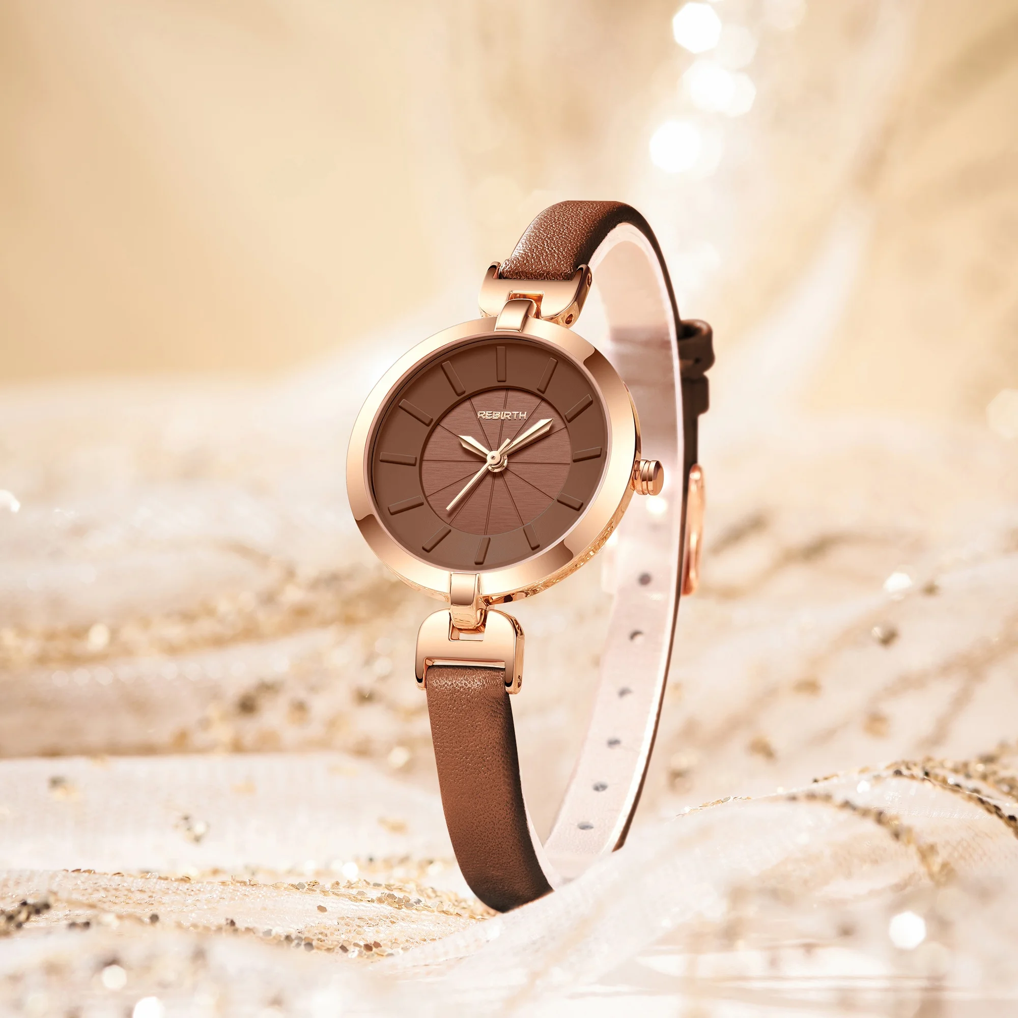 Rebirth Brand Women's Watch with a High-End Feel, Niche Design, Fashionable Quartz Watch