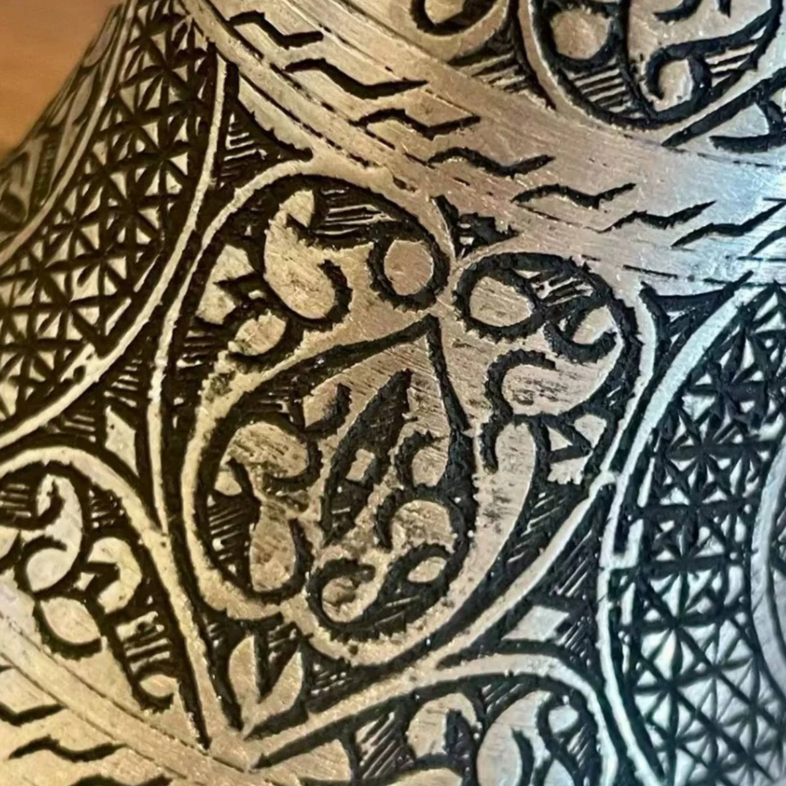 Turkish Coffee Pot Long Handle Ibrik Coffee Brewer Kitchenware Silver-Toned Tableware Traditional Design