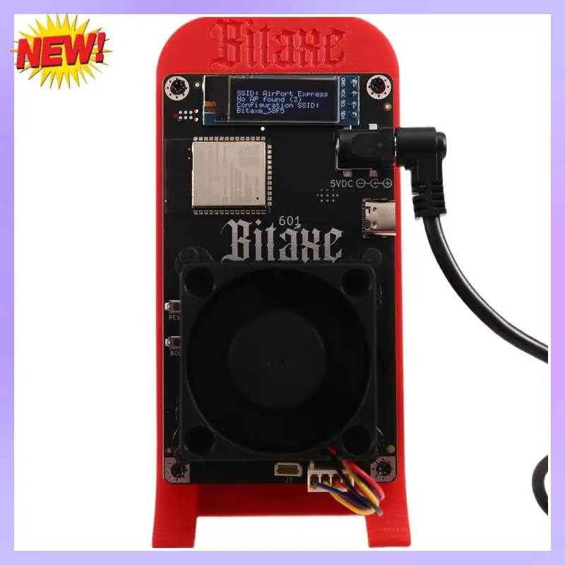 

T24C Bitaxe Gamma 601 1.2TH/S 18-22W BTC Solo Miner BM1370 Asic Chip от Antminer S21 Pro Bitcoin Crypto Miner Красная вилка США