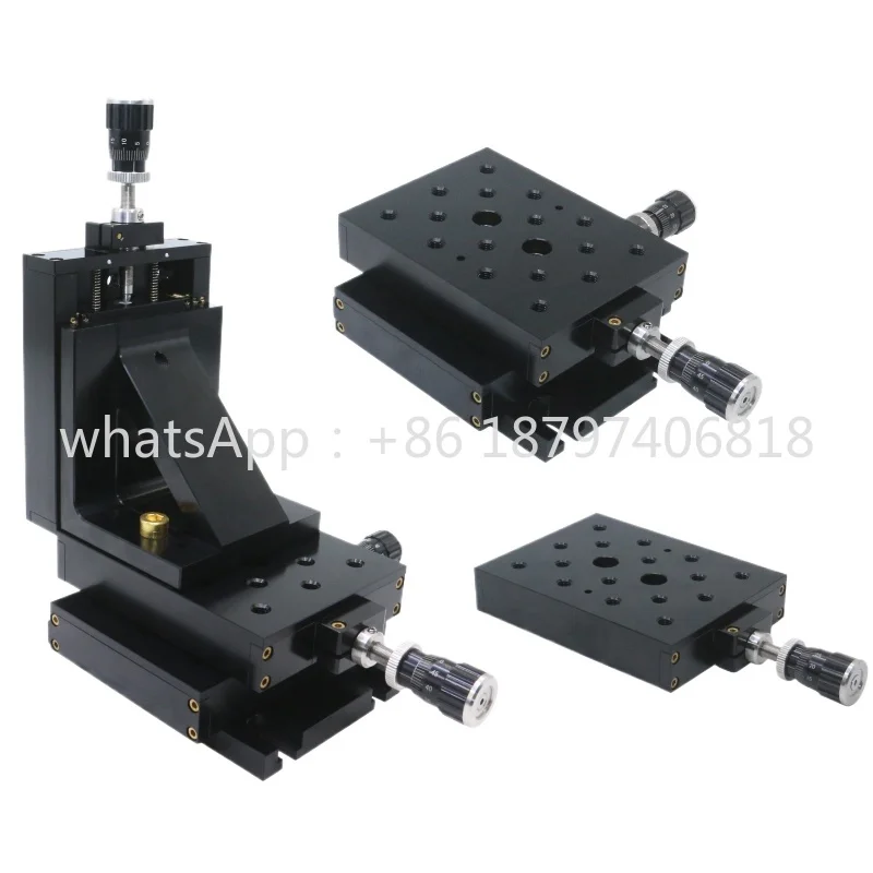 

Non-magnetic manual displacement table\ 25mm stroke\ single axis\ XY axis\ XYZ axis\ baseplate\ right angle bracket
