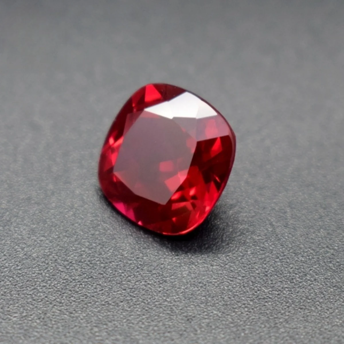 

Grade AAA Square Faceted Cushion Cut Red Ruby Multiple Sizes to Choose