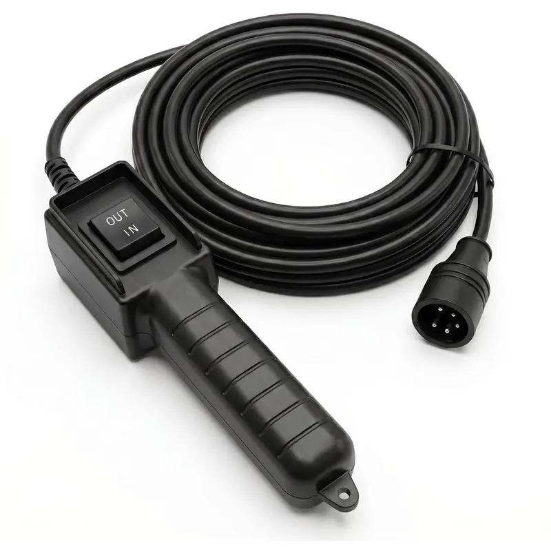 NEW-Cable Remote Control Switch 5 Prong Winch For Badland C-Shaped 5-Pin Connector,Fits For Badlands Harbor Freight