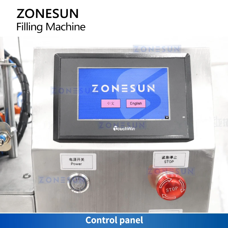 Zonesun Lip Gloss Filler Machine Tube Filling Machine Paste Filler Heating Mixing Filling Machine ZS-CCF1500