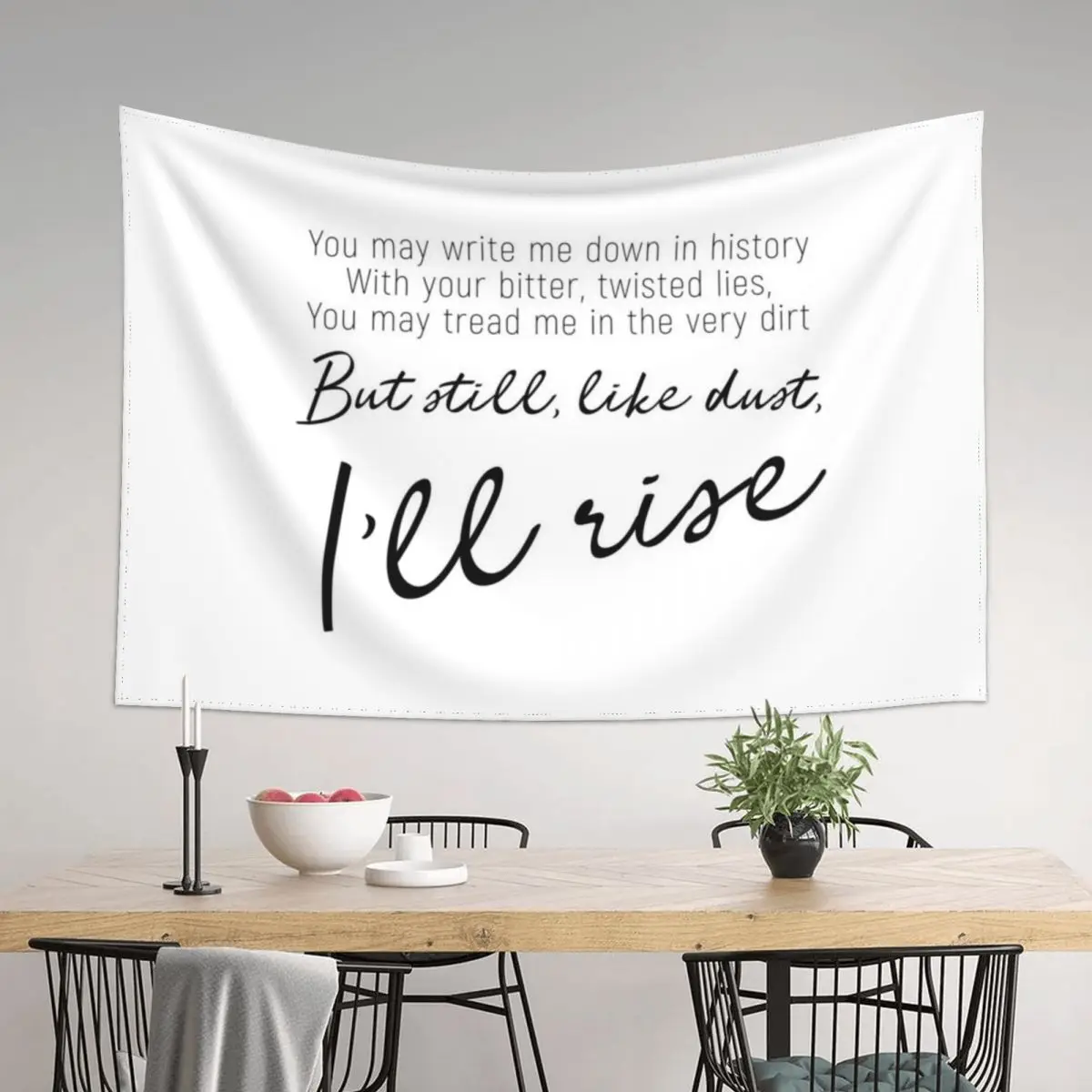 

I'll rise #minimalism Tapestry Nordic Home Decor Bathroom Decor Wall Coverings Tapestry