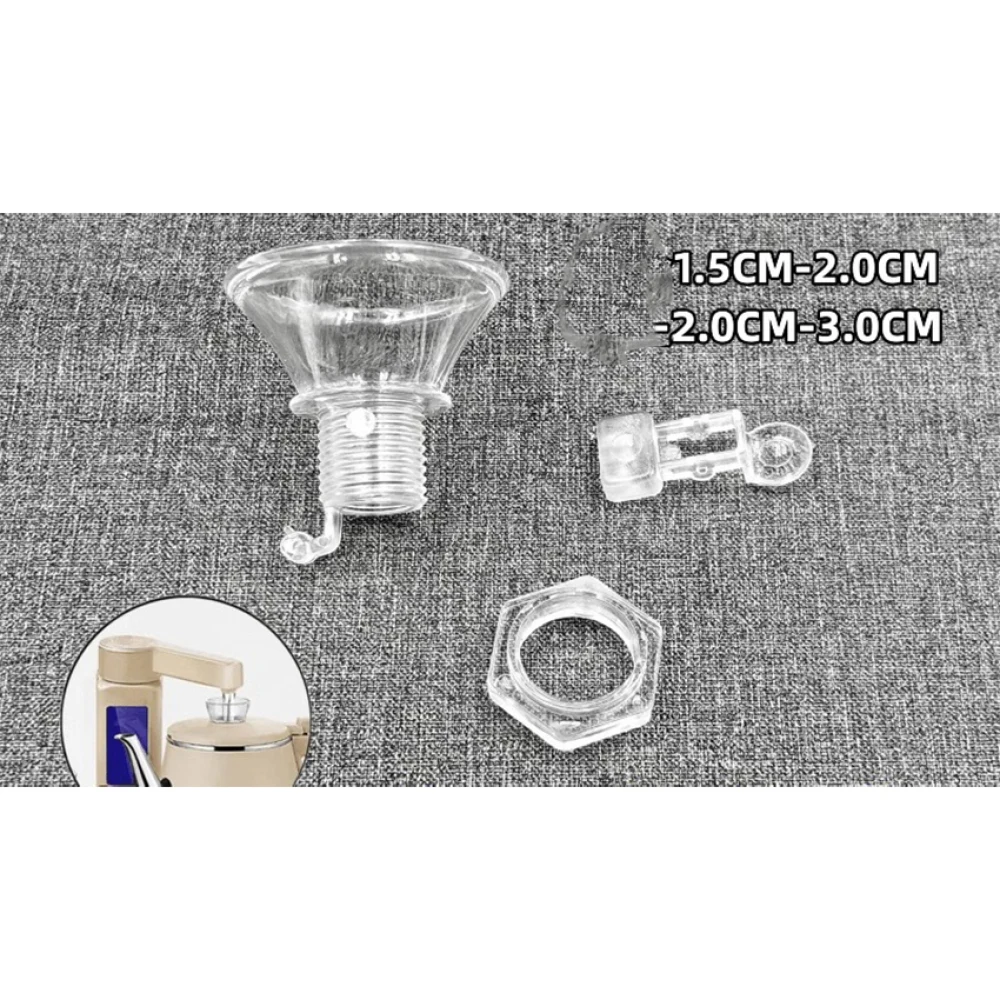 2set Funnel Set Automatic Tea Bar Machine Kettle Funnel Electric Tea Stove Matching Kettle Dust-proof Funnel No need Open Lid