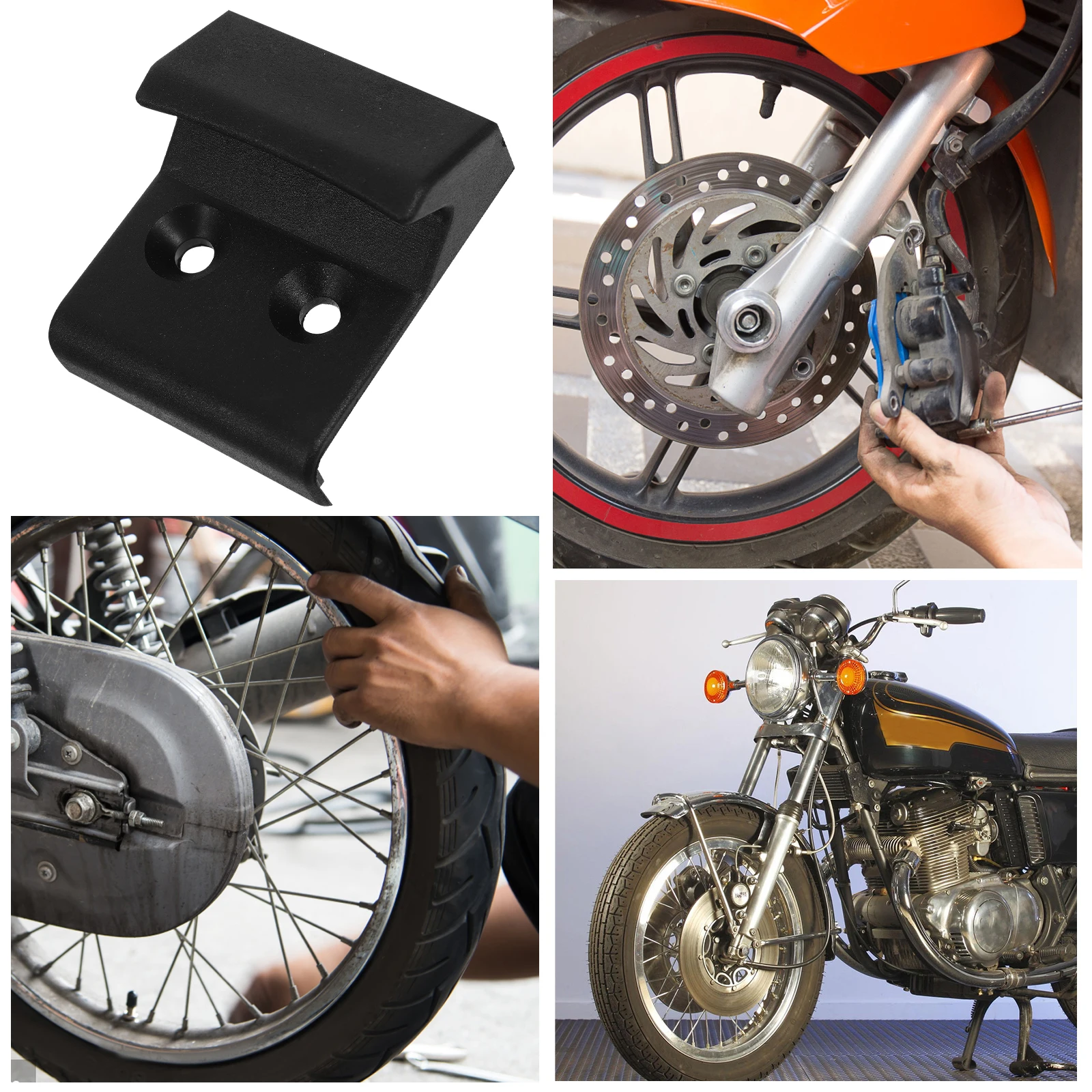 

4 Pcs Tire Changer Accessories Durable Nylon Wheel Clamp Cover Demount Jaw Protector Tool Motorcycle Vehicle Parts Mounting