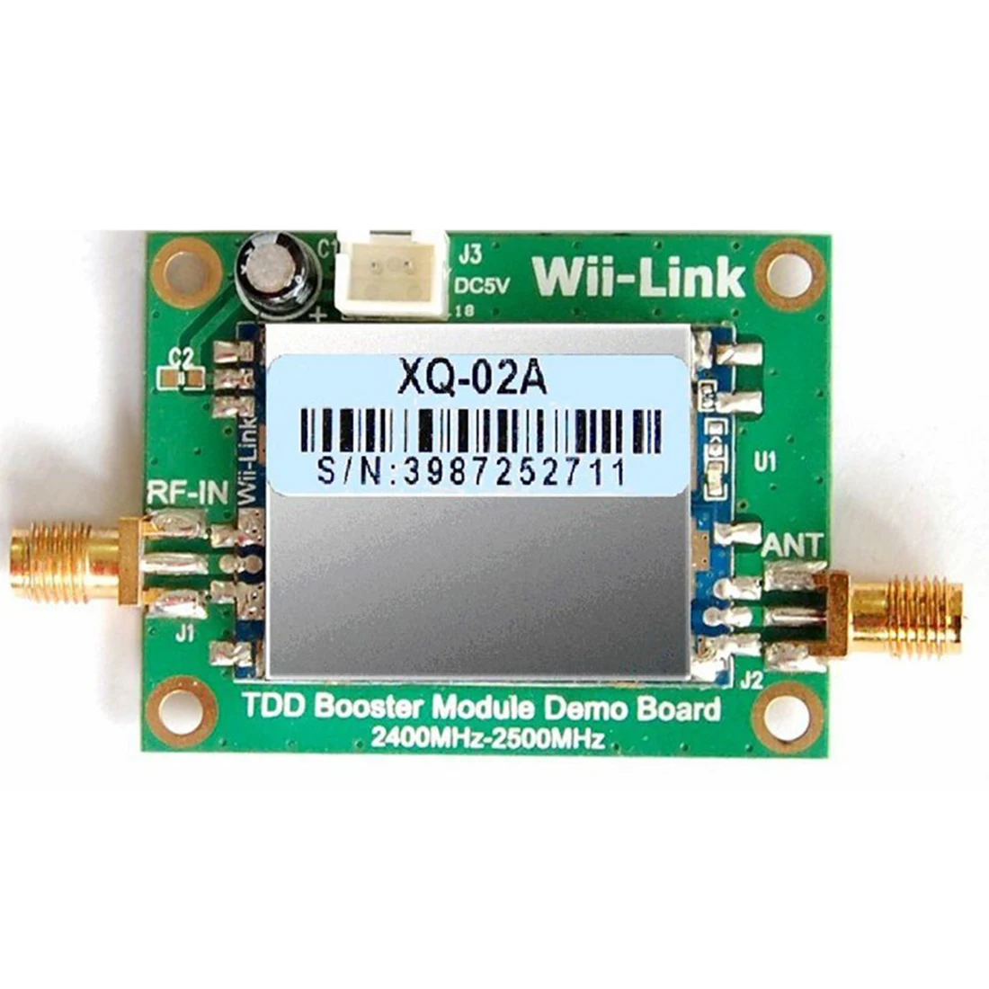 2.4G Power Amplifier 2W Routing Signal Amplifier for WiFi/ZigBee Signal Enhancement TDD Booster Module Demo Board w/ 6DB Antenna