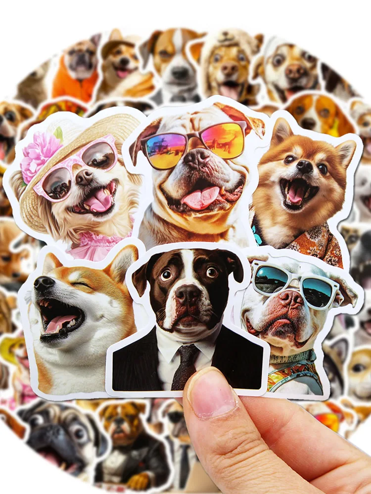 AliExpress LOLEDE 10/50/500pcs Funny Dog Stickers Cartoon Cute Decals Toy Stationery Guitar Phone Bicycle Laptop Luggage Car Graffiti Kids Sticker