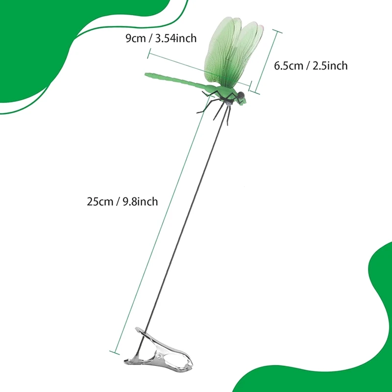 Dragonfly Clip Set In 3 Colors, For Natural & Horse Fly Control Perfect For And As A Horsefly Deterrent Easy Install