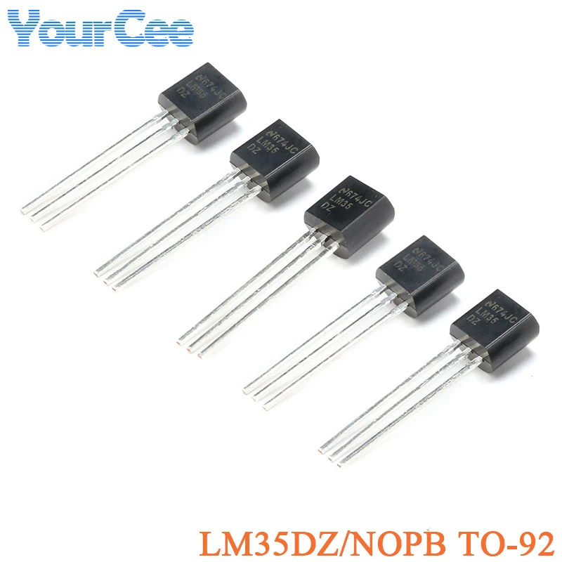 20pcs/1pc LM35DZ/NOPB LM35DZ LM35 Centigrade TO-92 SMD Chip Precision Temperature Sensor