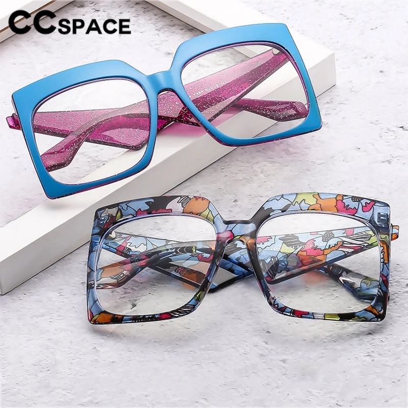 Trending Oversized Butterfly Glasses Frame 2024 New In Female Casual Colorful Eyeglass Big Size Clear Glasses 300460