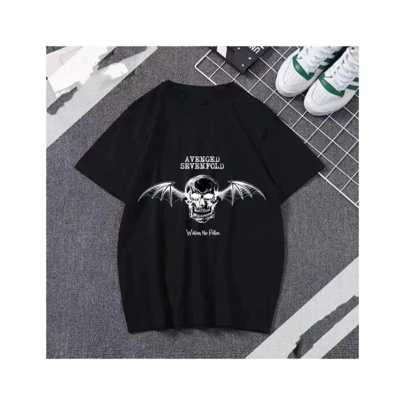 Picture Printing Graphic T Shirts Avenged Sevenfold Men's T-shirt Sportswear Man Harajuku Goth Clothes Streetwear Kpop Tops