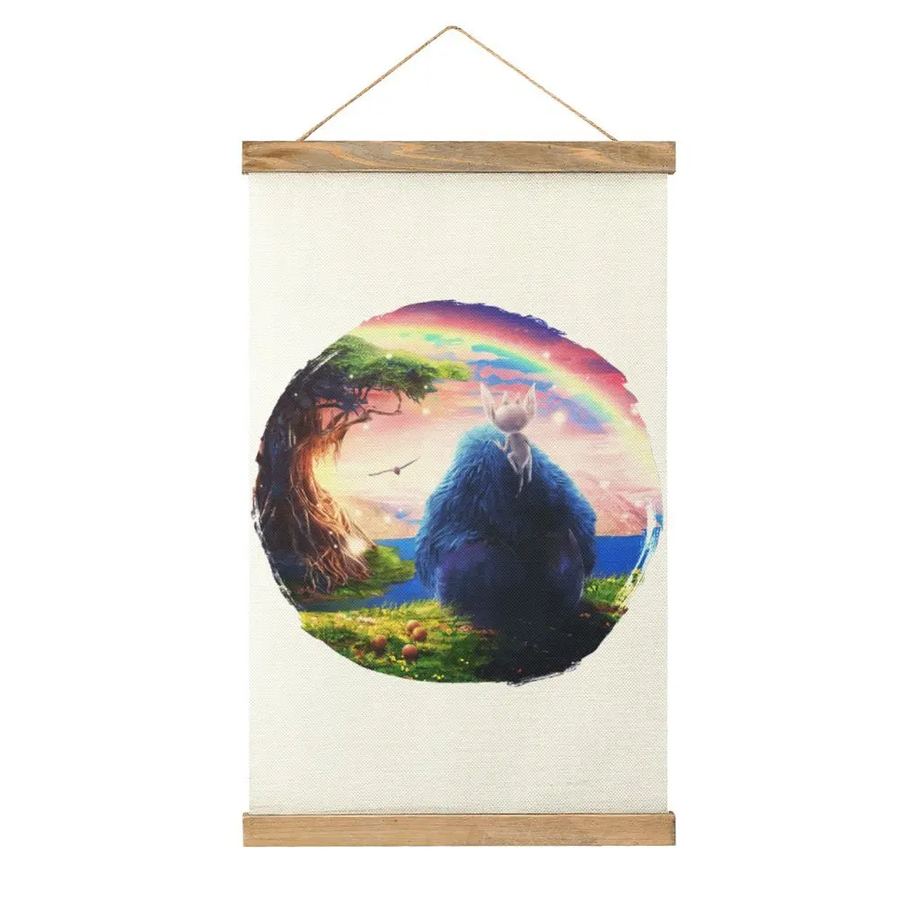 

Canvas Hanging Picture Dream Ori And The Blind Forest Platform Adventure Vintage Graphic Painting Bar Picture Hanging Style Dec