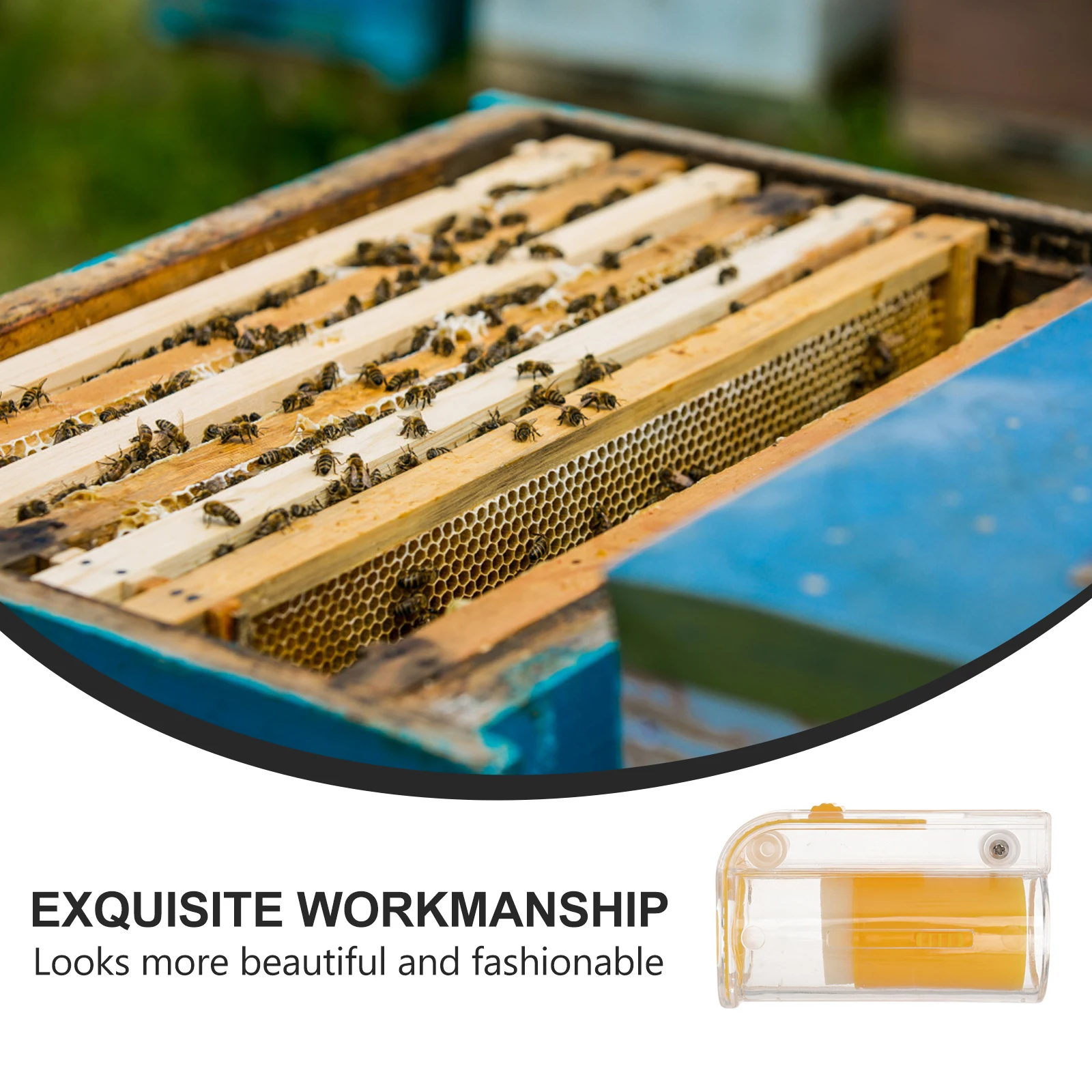 

1pc Beekeeping Tool Isolation Cage Queen Marking Container Bee Catcher Box Hive Inspection Safe Rearing Box Capture