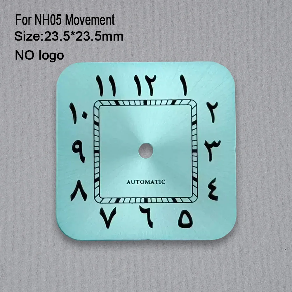 23.5*23.5mm No Logo  Women Square For NH05 Movement High-Quality Custom Logo Watch Dials Hands Case Accessories Repair Tools