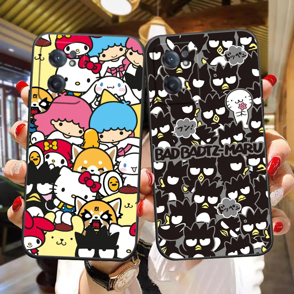 Cute Crow Cartoon B-Badtz Maru Phone Case For Oneplus 11 10 9 8 8T 7 7T 6 6T ACE 2V NORD CE 2 3 Pro Case Funda Coque Shell Capa