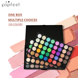 120 Colors Eyeshadow Palette, Wterproof Long Lasting High Pigment Eyeshadow Palette,Ultra-Blendable Smooth Matte Eye Makeup