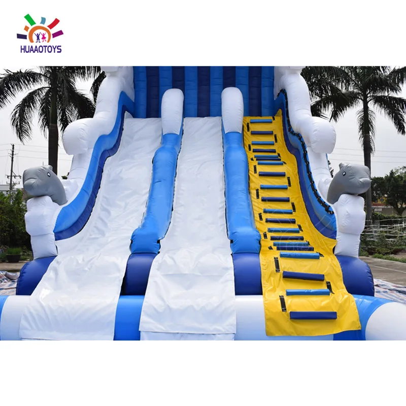 Inflável Bouncy Water Slide Casa, Escorrega de água com piscina, Comercial, Melhor qualidade, para venda