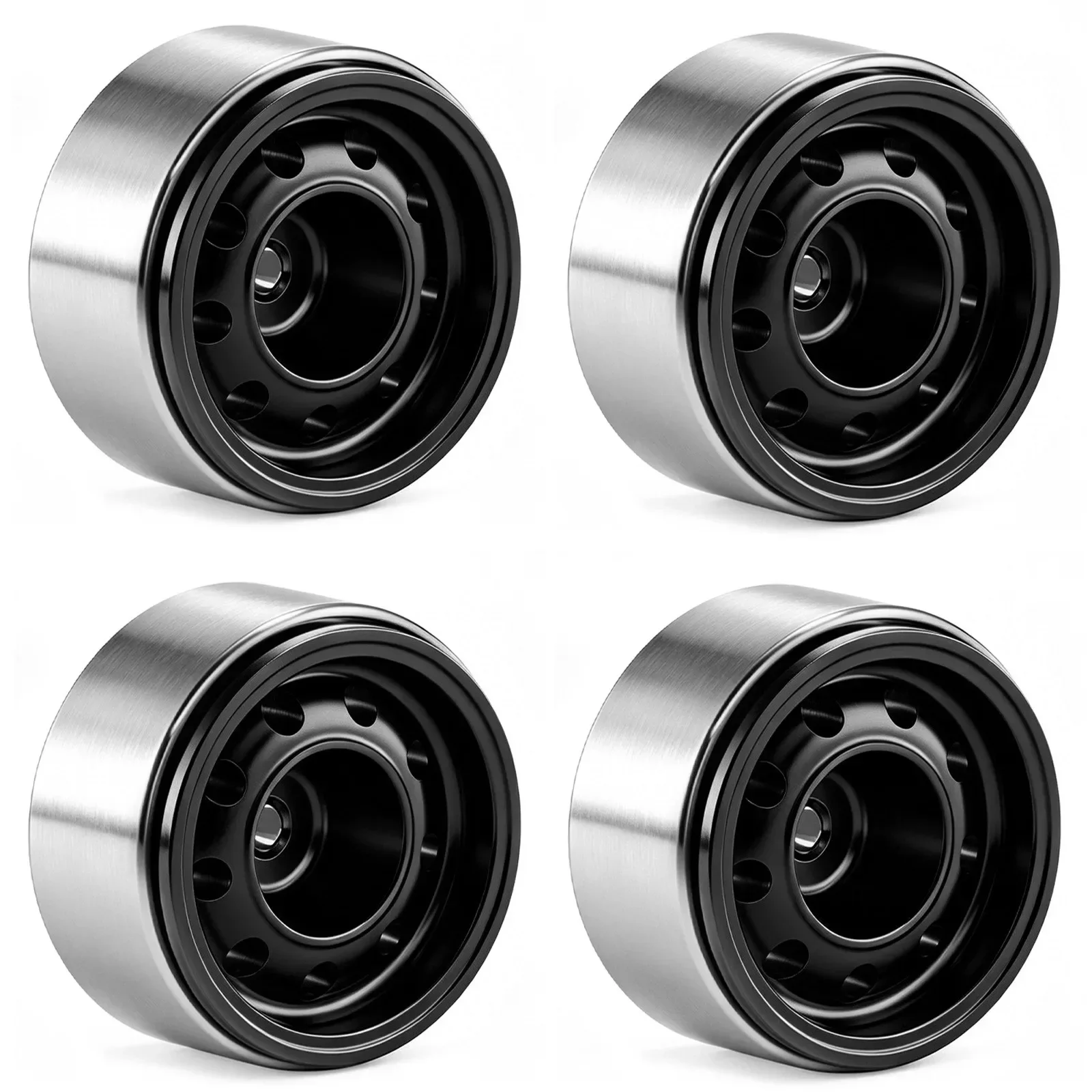 1/30 SCX30 0.7 Inch Negative Offset Brass Wheel Rims RC Upgrade Parts Fit  K10 Crawler