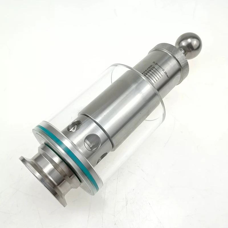 304 Stainless Steel Quick Fit Water Seal Breathing Exhaust Valve For Beer Fermentation Tank Glass Cover