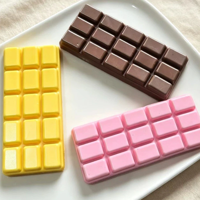 Simulated Chocolate Squeeze Toy PU Soft and Slow Rebound Office Stress Relief Toy Hand Relaxation Gift Desktop Ornament