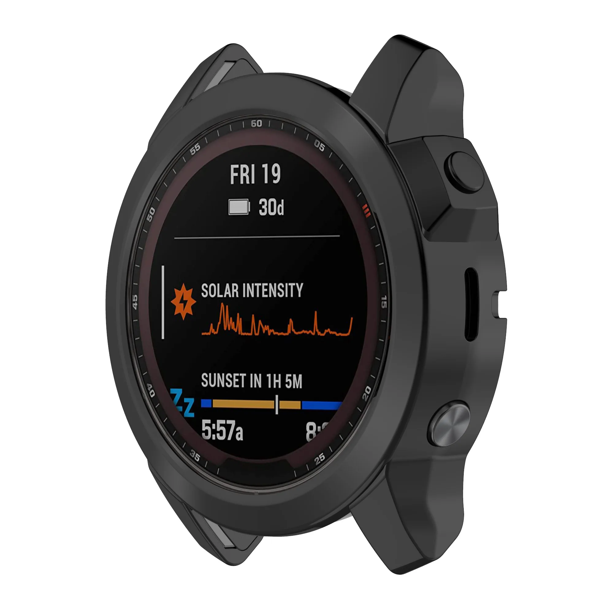 Garmin Fenix 7x7xソーラー7s,7s,サファイア,シリコン,スマートウォッチプロテクター,シェルエッジtpuメッキ保護用の保護カバー