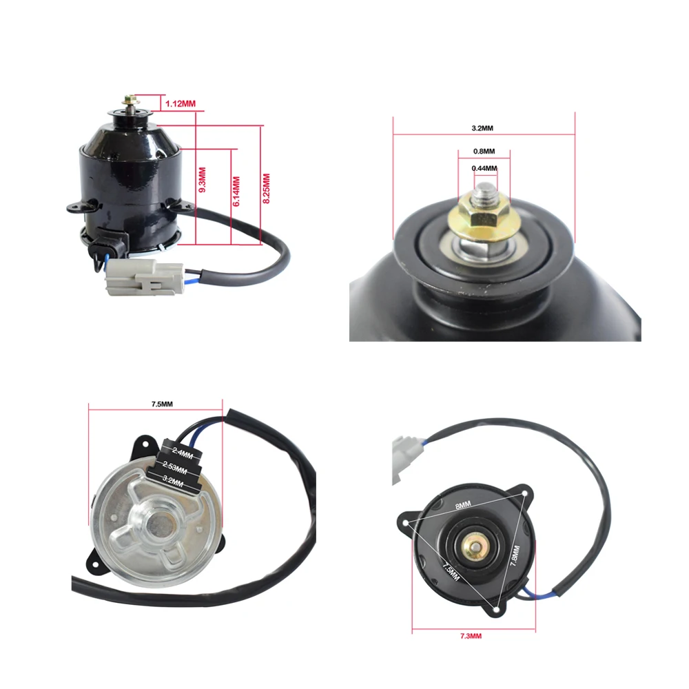 Radiator Motor for Toyota  camry venza solara corolla COOLING FAN MOTOR 163630D011 TO311610712v Anticlockwise YC103108