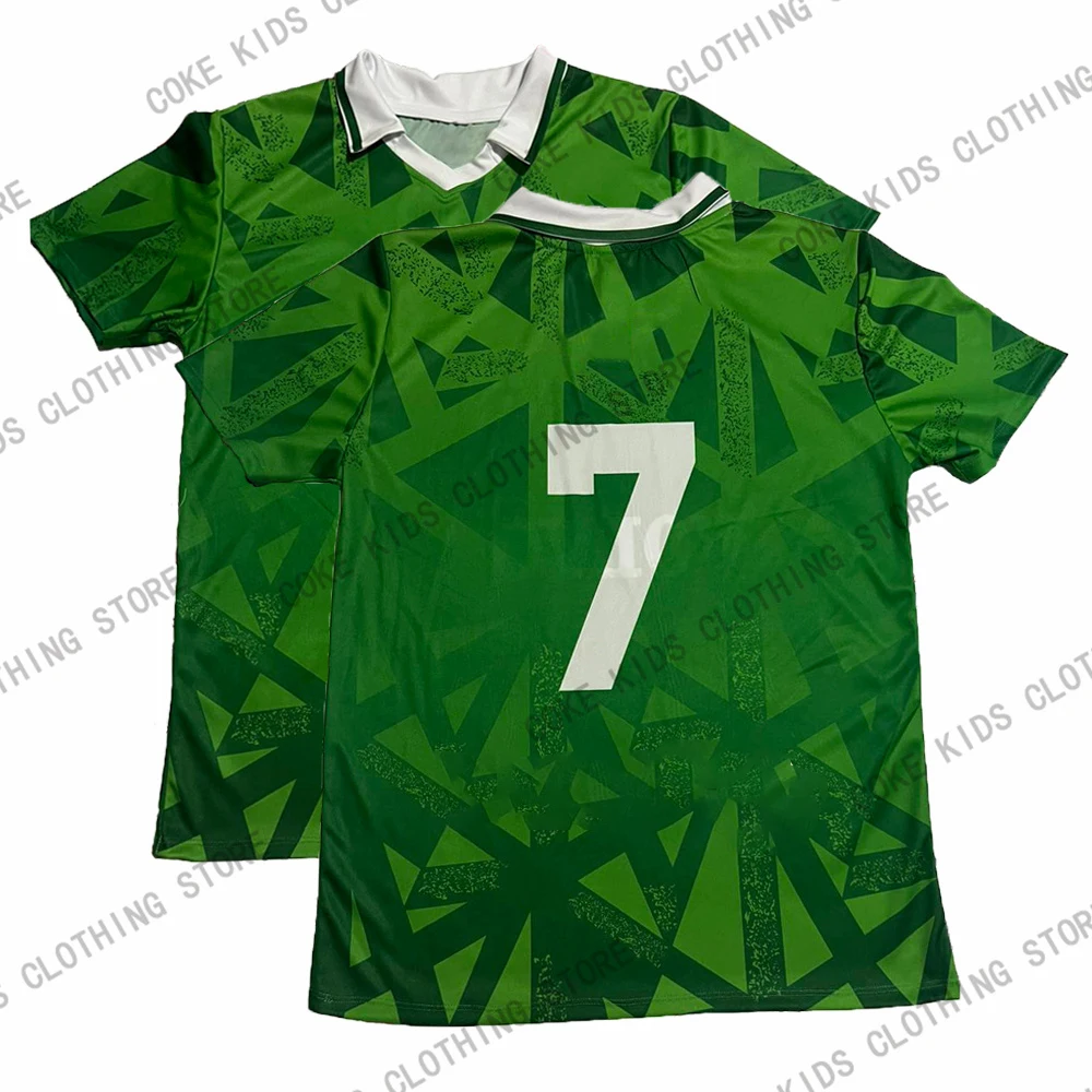 New Arrival 95-96 Maccabi Haifa Home Retro Football Jersey # 7 Adults Kids Summer Sportswear Soccer Training Children Clothing