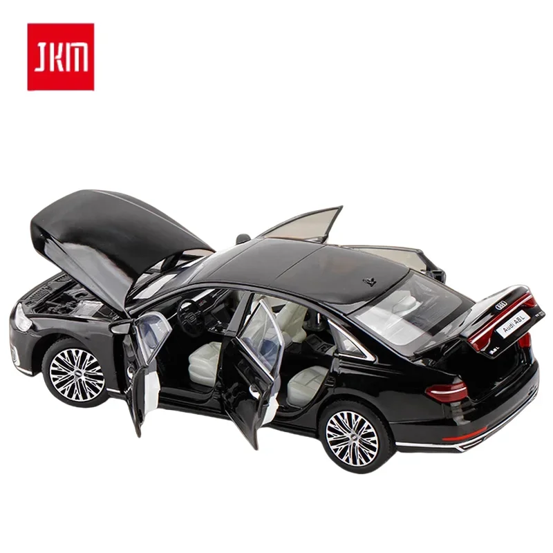 Modèle de simulation en alliage Audi A8L, 1:32, entièrement ouvert, statique, collection de jouets décoratifs pour enfants, cadeaux de vacances pour enfants