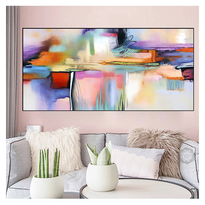 Abstract Painting Wall Picture For Living Room Home Decor No Frame  Art Canvas Print
