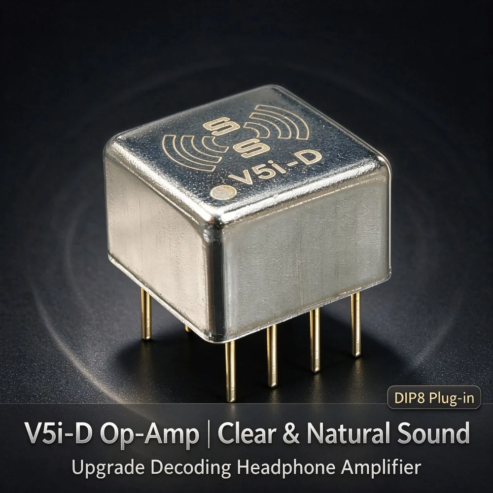 V5i-D Dual Discrete Op-Amp HiFi Audio Amplifier Chip Upgrade Module for DIY Headphone Amp