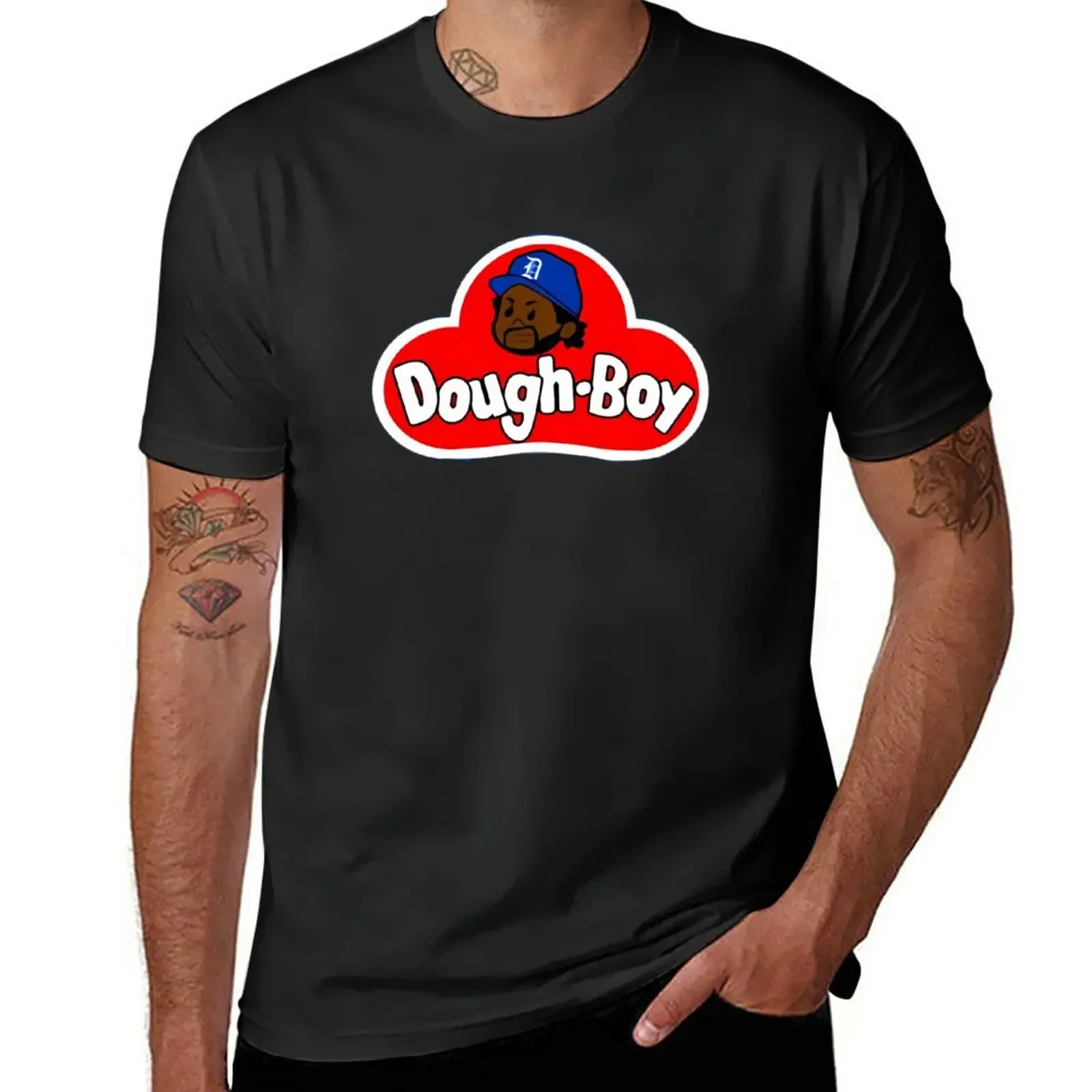 Dough boy T-Shirt customs design your own animal prinfor boys Aesthetic clothing heavyweight t shirts for men