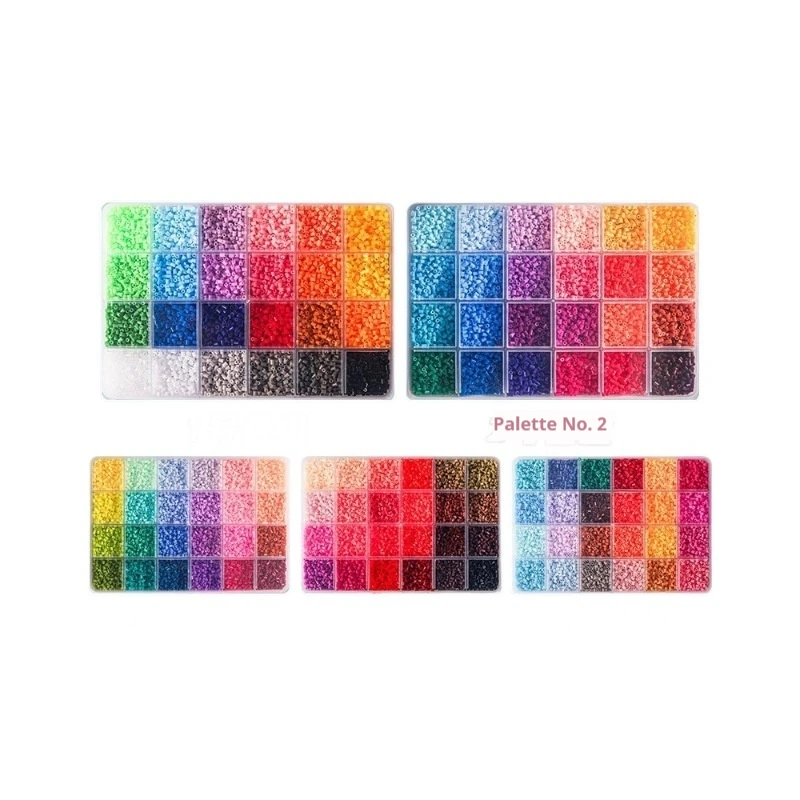 Popolare Pindou Bean Fatto a mano Fai da te Borsa in materiale Set completo di fusione tridimensionale Mard Numero di colore Set Strumenti Borsa di carta da stiro