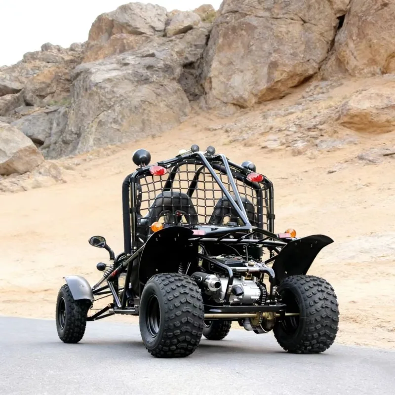 200CC Double Seats Adult Go Kart, Off-road All-Terrain Vehicle, Beach UTV 4-Wheel Recreational Motorcycle