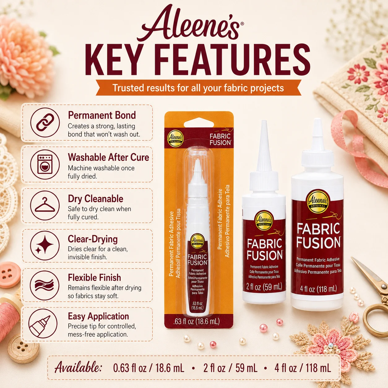 Aleene's Fabric Fusion Klej do – Fabric Glue Bond recenzja i cena