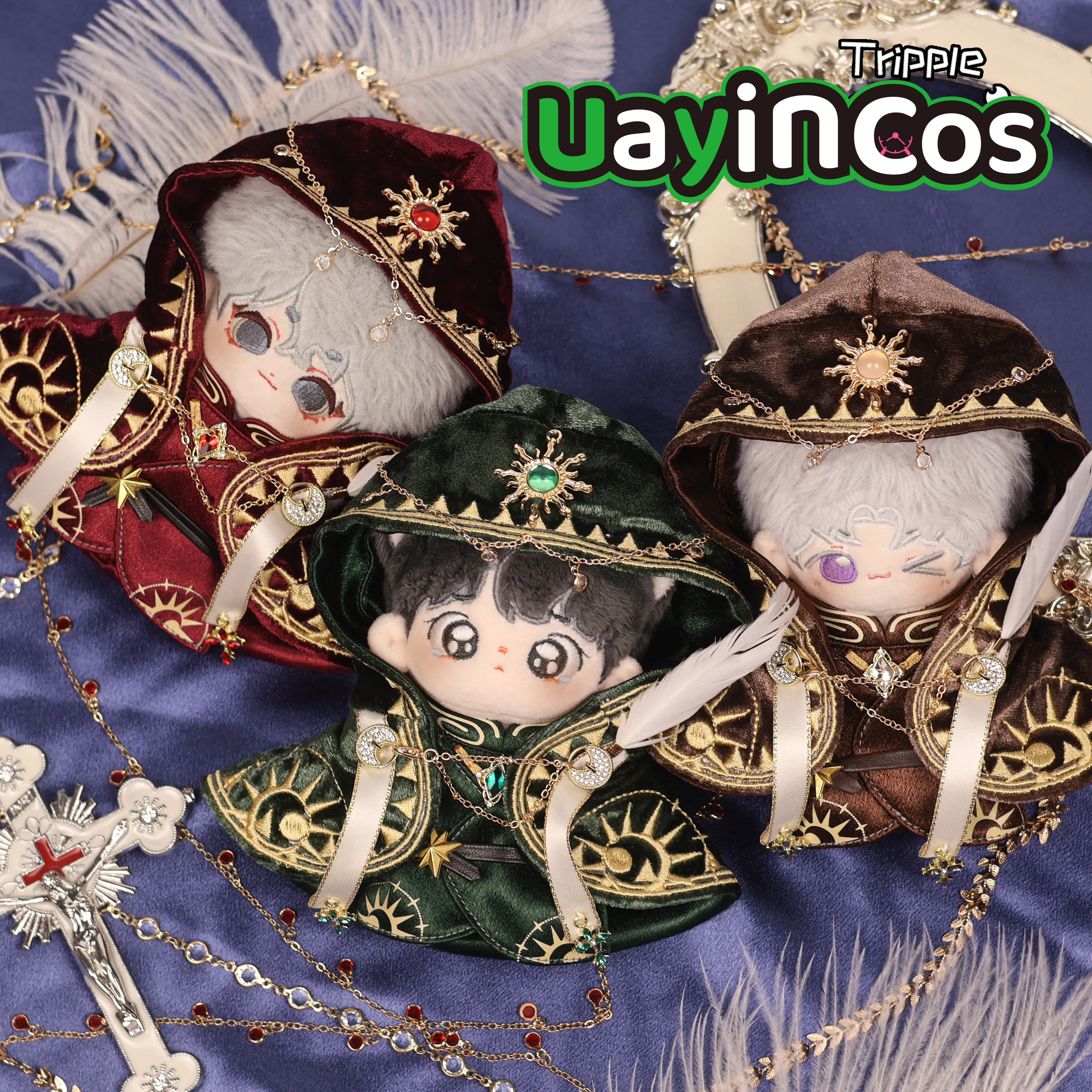 10cm roupas de boneca sacerdote mágico manto couro estrela cinto roupas traje terno acessórios anime jogo brinquedo crianças presentes cos