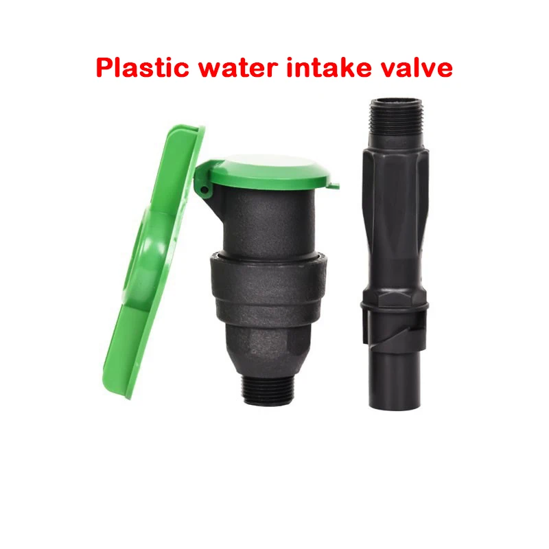 صمام سحب المياه البلاستيكي ، جهاز السحب السريع من الجبس ، سدادة المياه الخضراء المتصلة ، البستنة ، القرية ، 6 "1" #1