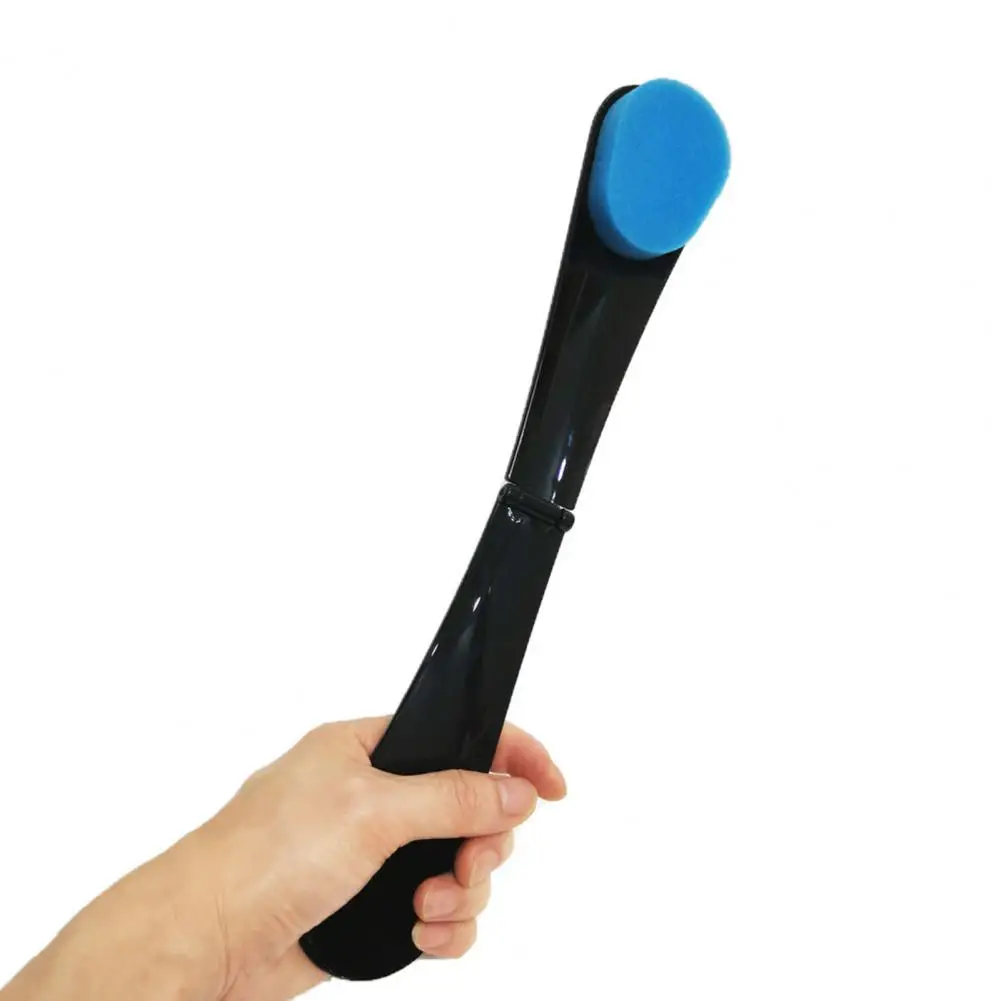 Folding Body Brush for Shower Long-handle Shower Brush Shower Massage Brush Portable Lotion Applicator Body Care Brushes