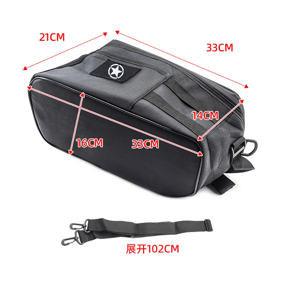 2 أكياس تخزين قماش أكسفورد سميكة 200D، متعددة الوظائف وواسعة، مناسبة للتخزين، مناسبة لصندوق السيارة