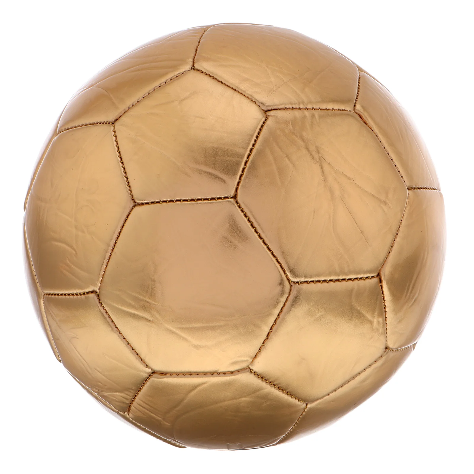 DIY 署名サッカーボール耐摩耗性プロサッカーサイズトレーニング試合屋内装飾ゴールデン