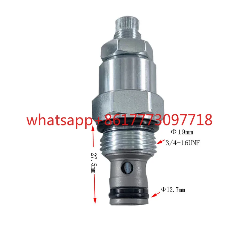Two-way throttle valve Insertion valve Hydraulic cartridge speed control valve LF08 power unit system speed manual adjustment